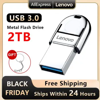 Lenovo 2TB USB Flash Drive 1 TB Pendrive 512 GB Flash Atmiņas U Stick 256 GB USB atmiņas 128GB USB Atmiņas Tālruņiem Ps5 portatīvie datori DATORA