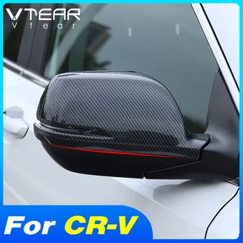 Vtear Automašīnas Atpakaļskata Spoguļa Vāka Sānu Ārējie Spoguļi Cove Eksterjera Detaļas Chrome Uzlīme Piederumi Honda CR-V CRV 2017-2021