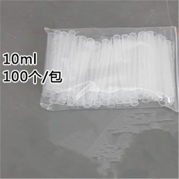 100pcs/lot 10 ml vienreizējās lietošanas plastmasas pipešu uzgaļi Regulējama Micropipette Pipeti