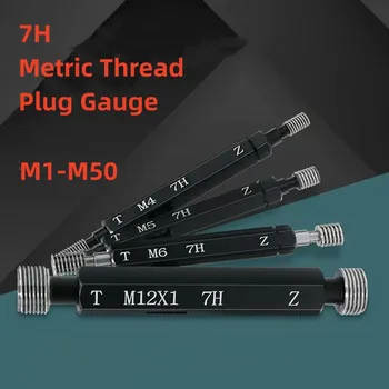 1GB Tērauda Dzīvsudraba Gage Metriskās Smalka Vītne Plug Platums Augstas Kvalitātes vairumtirdzniecības 7H M16 M17 M18 M19 M20M1M5M6M8M10M12-M20