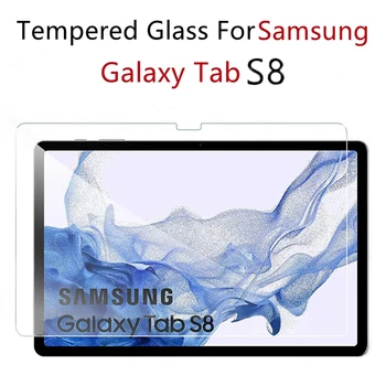 Samsung Galaxy Tab S8 Rūdīta Stikla Ekrāna Aizsargs 2022 Wi-Fi SM-X700 5G SM-X706 X700 11 Collu Planšetdatoru HD Aizsardzības Plēves