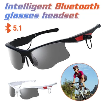 Viedās Brilles Austiņas Bezvadu Bluetooth 5.1 Saulesbrilles HD Zvanu Mūziku, Trokšņa Samazināšana, Āra Sporta Braukšanas Austiņas Brilles