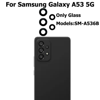 Sākotnējā Atpakaļskata Kamera Stikls Aizmugurējo Kameru Stikla Lēcas Ar Līmi Līmi, Uzlīmes Samsung Galaxy A53 5G Remonta Daļas