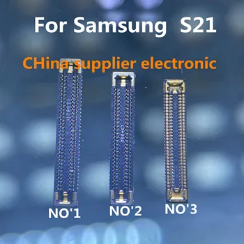 LCD ražošanas procesu kontroles Plug Galvenais Kuģa PCB Kamera Mainboard Flex WIFI Signālu Antenas Savienotājs 56 60 64 Tapas Samsung Galaxy S21 Repai