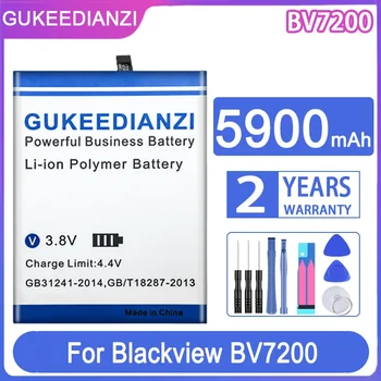 GUKEEDIANZI Nomaiņa Akumulatora BV7200 (Li676281HTT) 5900mAh Par Blackview BV7200