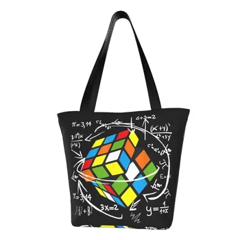 Recycle matemātikas gudrs matemātikas iepirkumu soma sieviešu audekls pleca soma, audekls maiss mugursoma matemātikas skiču dāvanas pārtikas somas