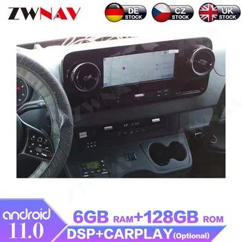 Android 11 Automašīnas Radio Multimediju Video DVD Atskaņotājs Benz Sprinter Stebbings 2016-2021 Auto GPS Navigācija, Stereo Galvas Vienības 2din