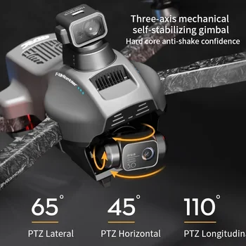 F13 Dūkoņa 4KM GPS EIS 3-Ass Anti-Shake Gimbal Šķēršļu Izvairīšanās 8K Profesionālā HD Kamera 5G FPV Brushless Quadcopter RC Dron