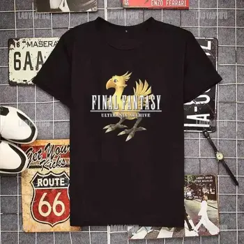 Klasiskās Chocobo Grafiskais Tshirts Vīriešiem Mākonis VII FF7 Video Spēli Nesaskaņas Shinra Kareivim Streetwear T Krekls