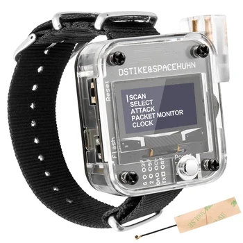 WiFi Deauther Skatīties V3 ESP8266 Programmējams Attīstības padomes Valkājamas Smartwatch OLED/Kontroles/Pārbaudes Rīks DAUDZ