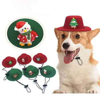 Radošās Ziemassvētku Cepuri, Kaķiem, Suņiem Smieklīgi Regulējams Mīksts Raga Pet Klp Cosplay Kostīmi Kaķēns Ziemassvētku Kostīms Pet Apģērbi