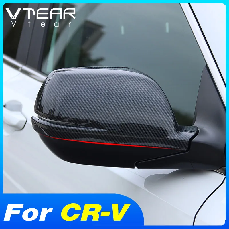 Vtear Automašīnas Atpakaļskata Spoguļa Vāka Sānu Ārējie Spoguļi Cove Eksterjera Detaļas Chrome Uzlīme Piederumi Honda CR-V CRV 2017-20210