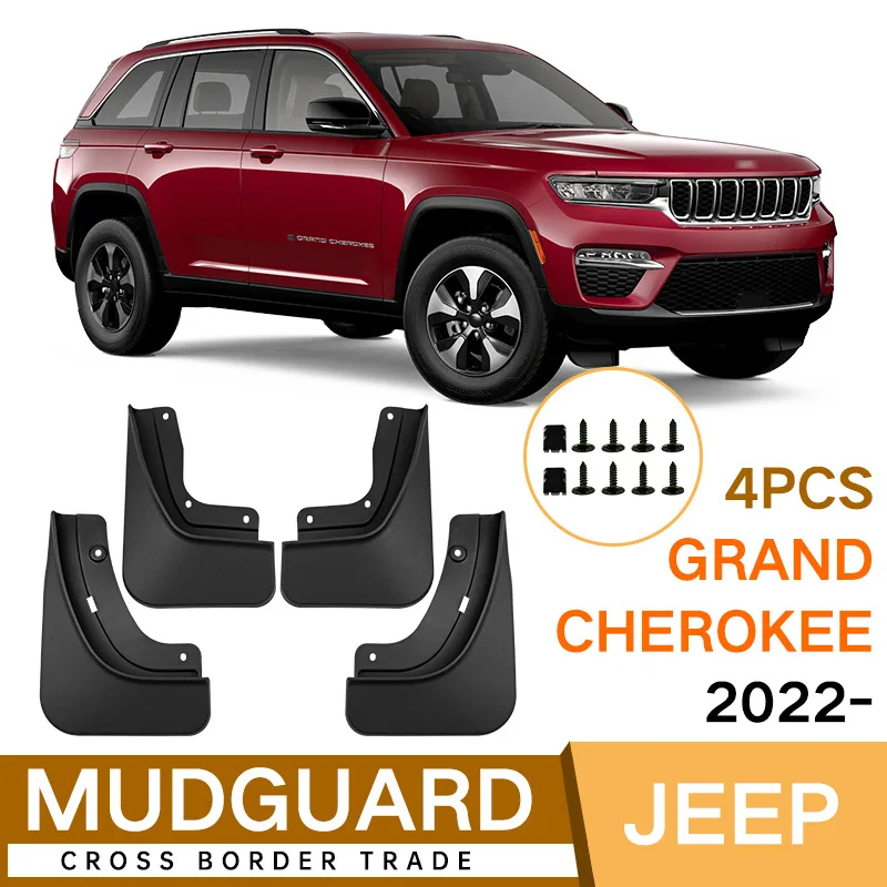 Jeep Grand Cherokee 2022-2023 Auto Lieti Dubļu Sargi Splash Sargiem Dubļusargi Priekšā, Aizmugurē, Optiskā Priekšā, Aizmugurē Auto Piederumi0