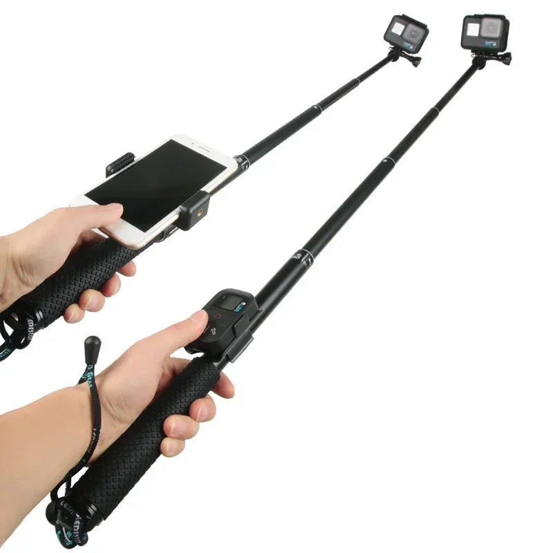 19 Collu Selfie Stick Niršanas Monopod par GoPro Hero 5 6 7 8 9 10 Melns Statīvs Sesijas Action Camera Selfie Nūju Go Pro 20231