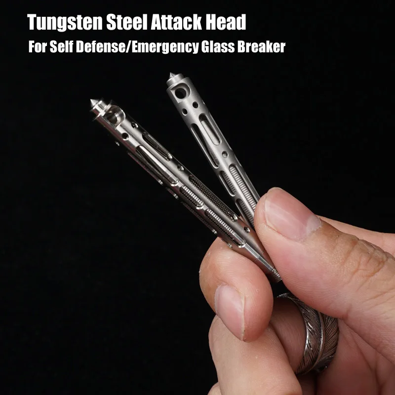 Titāna TC4 Mini Taktiskās Pildspalvu Self Defense Āra EDC Rīku Keychain Kabatas Biznesa Rakstot Pen Pildspalvu Kolekcija1