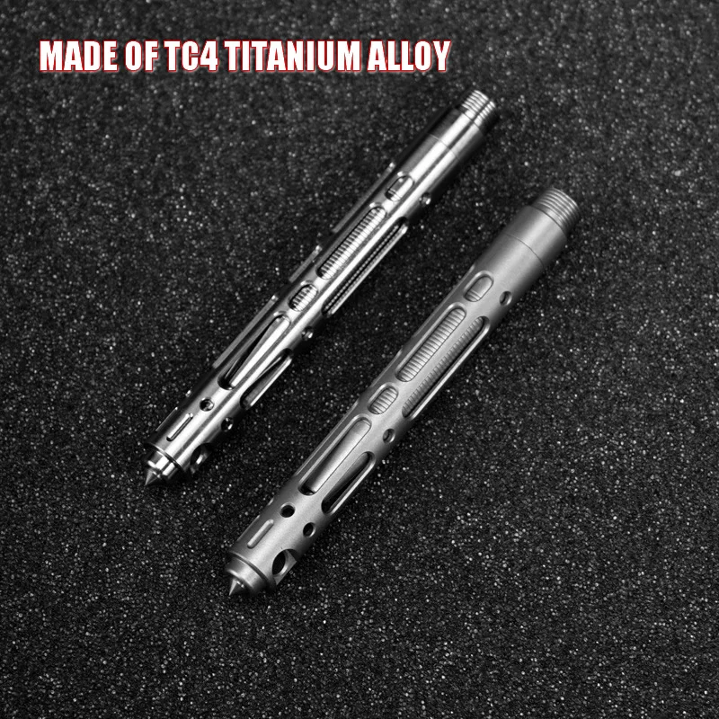 Titāna TC4 Mini Taktiskās Pildspalvu Self Defense Āra EDC Rīku Keychain Kabatas Biznesa Rakstot Pen Pildspalvu Kolekcija2