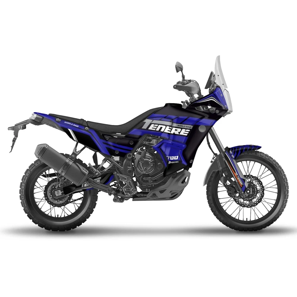 Tenere 700 T7 T700 Motociklu Uzlīmes Degvielas Tvertnes Pad Tvertnes Uzlīme Pusē Decal Anti Scratch Par Yamaha TENERE 700 2022-20235
