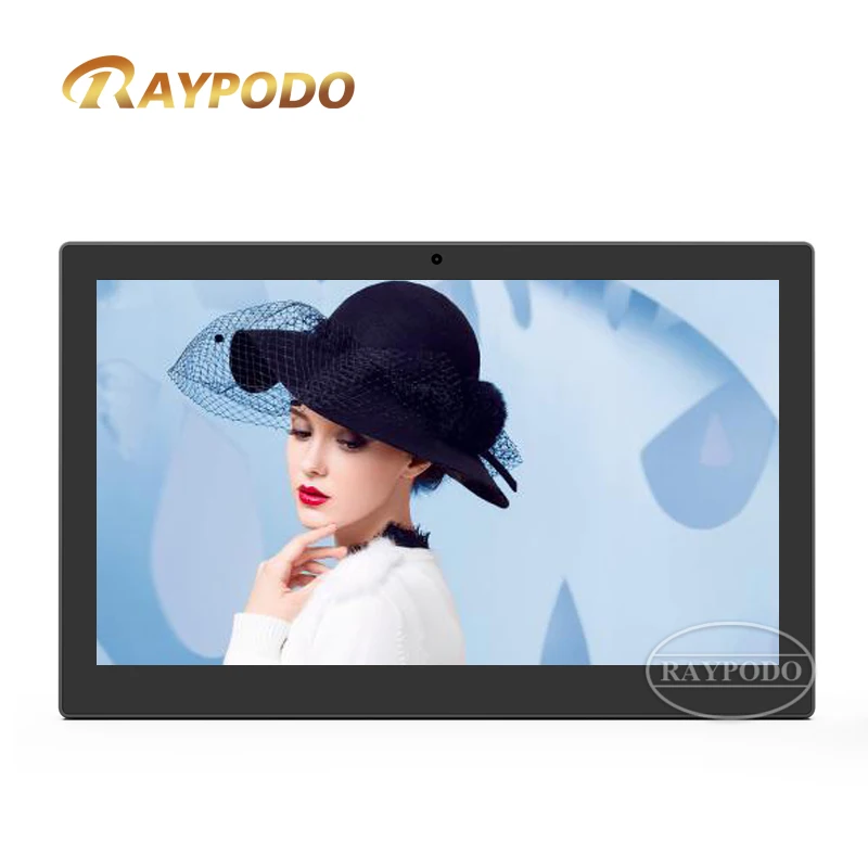 Raypodo 13.3 Collu Touchscreen Monitoru PoE Mount Tabletes ar RK3566 Android11 All-In-One Tablet PC2